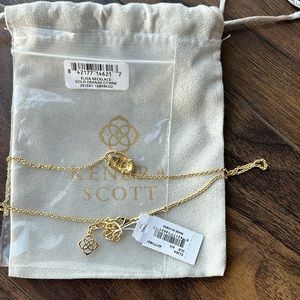 Kendra Scott Elisa Gold Orange Citrine NWT